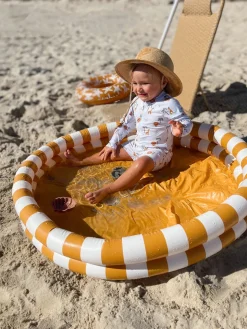 Swim Essentials Badebassin 100 cm, Flow Yellow/White