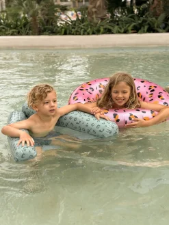 Swim Essentials Flydende Hængekøje 116 cm, Green Leopard