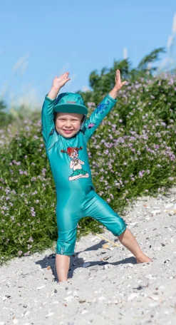 Swimpy Pippi UV-Sæt 2 Dele, Grøn