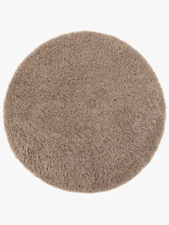 Teddy Gulvtæppe Rund 120, Linne