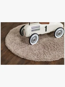 Teddy Gulvtæppe Rund 120, Linne