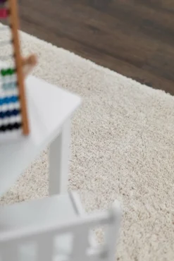 Teddy Gulvtæppe 133x190, Hvidt