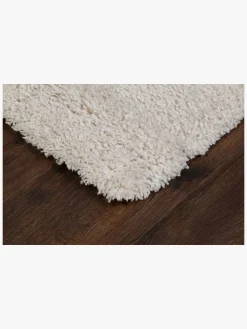 Teddy Ryatæppe 80x160, Hvidt