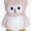 Teddykompaniet Selvlysende Ugle 22 Cm, Lyserød