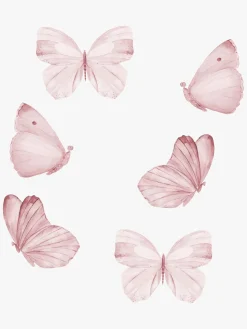 That's Mine Wallsticker Butterfly 6-pak, Rose