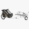 Thule Chariot Cross 2 Cykelanhænger inkl. Skisæt, Khaki G3