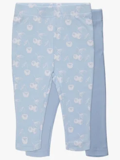 Tiny Treasure Lexi Leggings 2-pak, Baby Blue