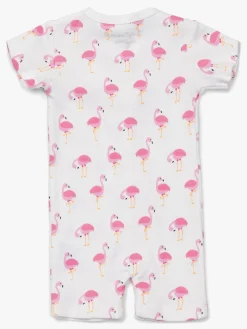 Tiny Treasure Summer Heldragt 2-pak, White/Flamingo