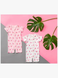 Tiny Treasure Summer Heldragt 2-pak, Pink/Flamingo
