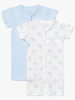 Tiny Treasure Summer Heldragt 2-pak, White/Palm
