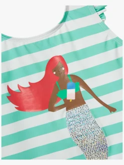 Tom Joule Splash Badedragt, Greenstripe