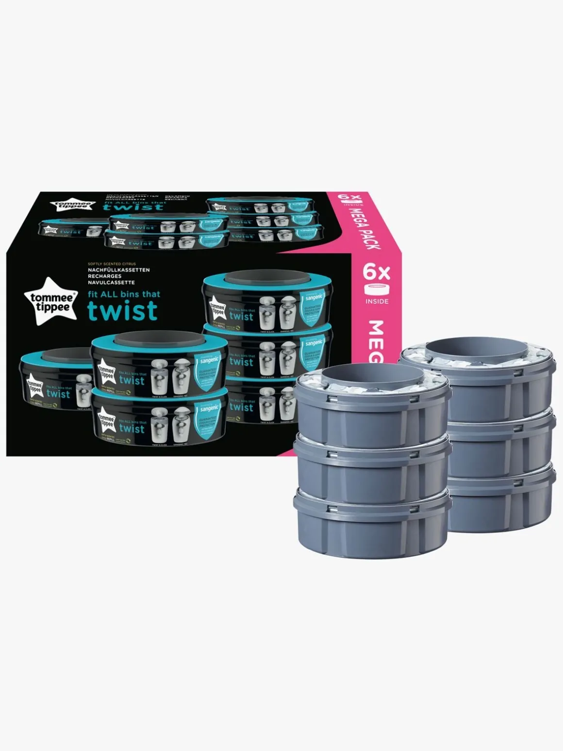 Tommee Tippee Twist Refill 6-pak