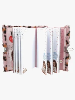 TOPModel Dagbog Pelset med Hjertelås, Pink