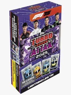 Topps Formula 1 Samlekort Turbo Attax Mega Tin Lightning Lids & Shakedowns - Blandede
