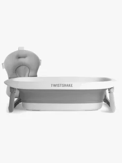 Twistshake Badekar med Pude, Pastel Grey