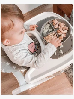 Twistshake Click-Mat Mini Tallerken & Underlag, Grå