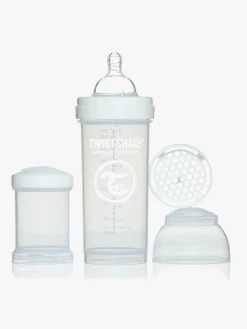 TwistShake Sutteflaske Anti-Kolik 260 ml, Hvid