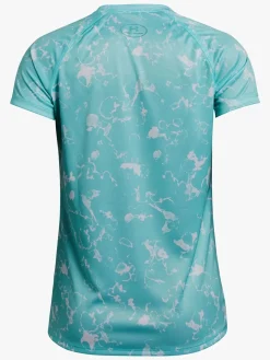 Under Armour Big Logo Tee Novelty SS Træningstrøje, Neo Turquoise