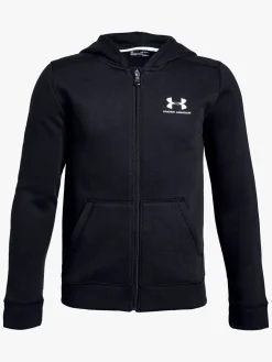 Under Armour EU Cotton Fleece Full Zip, Black