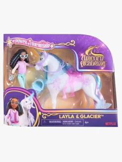 Unicorn Academy Dukke & Enhjørning V2 Layla & Glacier