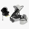 UPPAbaby CRUZ V2 Duovogn inkl. Beemoo Route i-Size Autostol Baby & ISOFIX Base, Anthony Grey/Black Stone