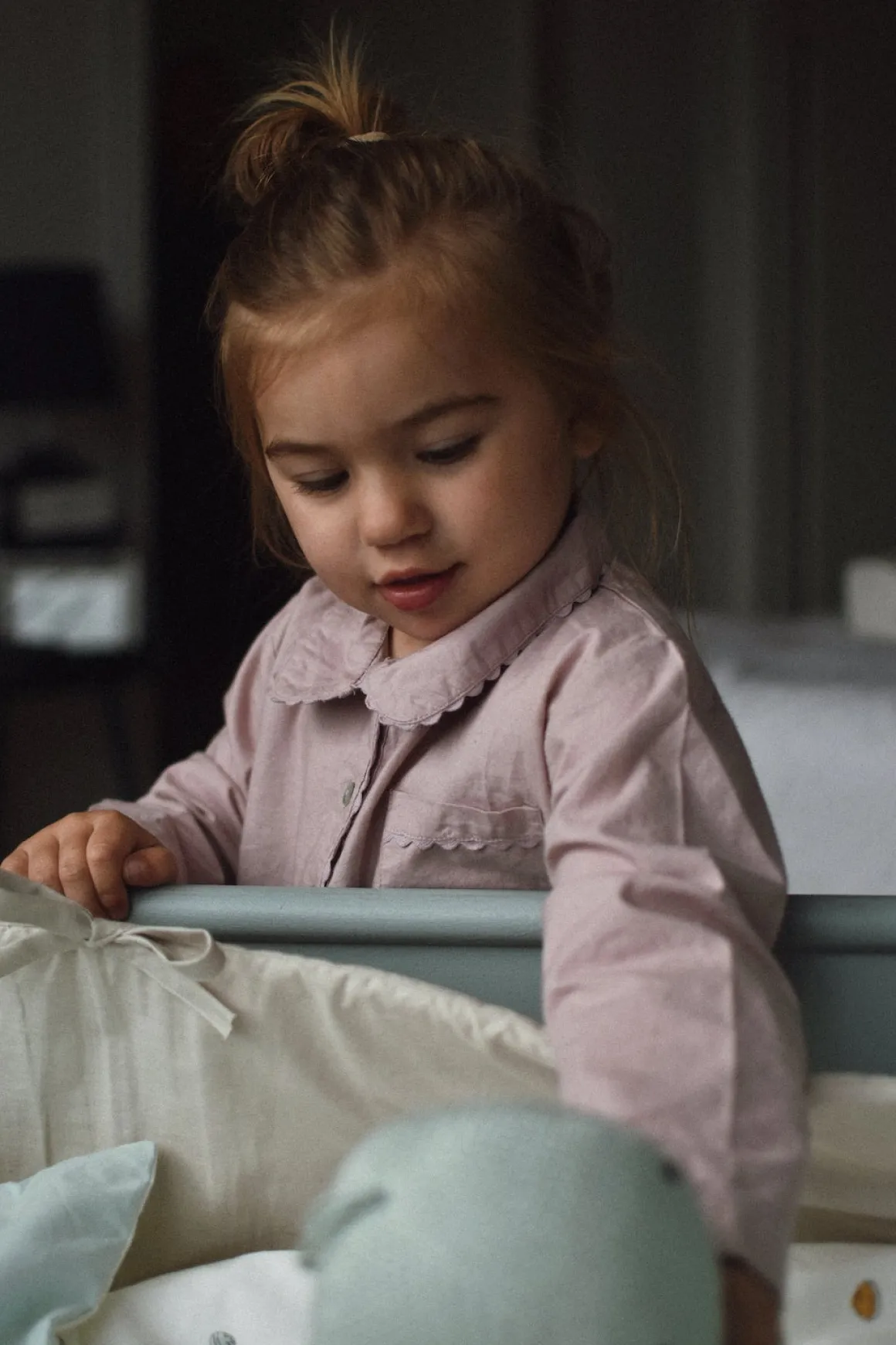 VanillaCopenhagen Sengerand Tremmeseng, Oyster Grey