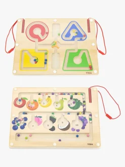 VIGA Magnet-labyrint & Tælle- og Farvesorteringstavle