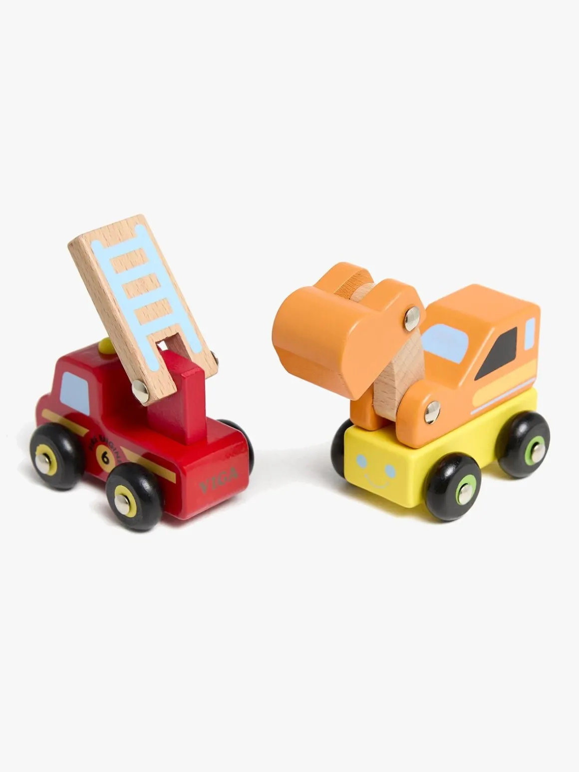 VIGA Mini Køretøjssæt 6 Stk.