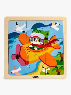 VIGA Puslespil 4-pak Køretøj