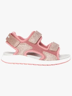 Viking Anchor Glitter 3V Sandaler, Light Pink