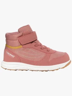 Viking Hovet Mid 1V WP Sneakers, Pink