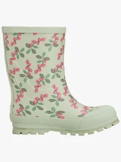 Viking Jolly Print Gummistøvler, Mintgrøn/Lyserød