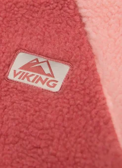 Viking Play  Vendbar Fleecetrøje, Light Pink
