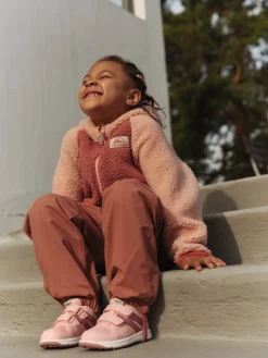 Viking Play  Vendbar Fleecetrøje, Light Pink