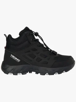 Viking Track Mid SL WP Sneakers, Black