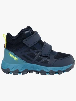 Viking Track Mid WP 2V Sneakers, Navy/Denim