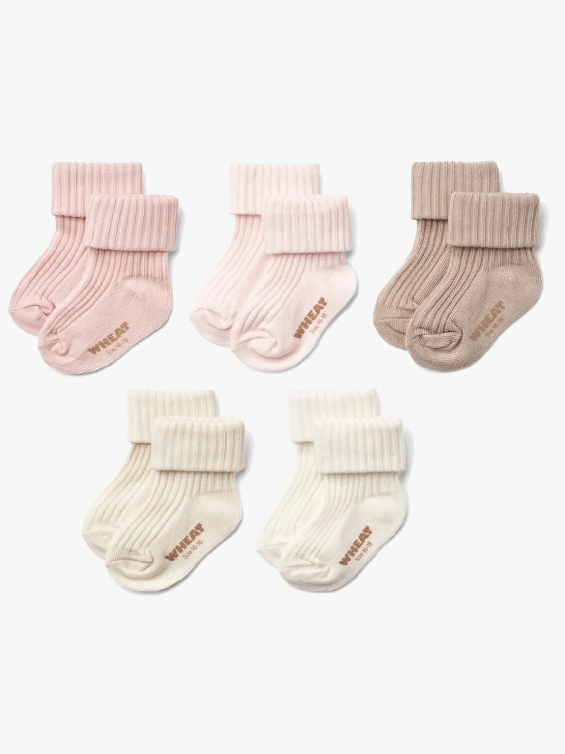 Wheat Gaveæske Evig Strømper 5-pak, Rose