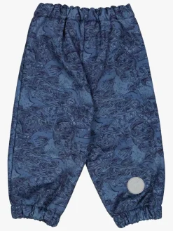 Wheat Luca Softshellbukser, Navy Linoleum