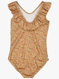 Wheat Marie-Louise Badedragt, Small Porcelain Flowers