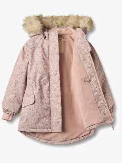 Wheat Mathilde Vinterjakke, Rose Dust Flowers