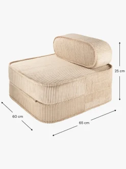 Wigiwama Flip Foldbar Stol 150x60 cm, Brown Sugar