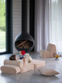 Wigiwama Flip Foldbar Stol 150x60 cm, Brown Sugar