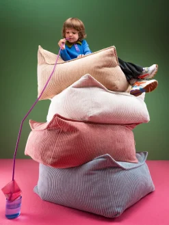 Wigiwama Kvadrat Puf, Pink Mousse