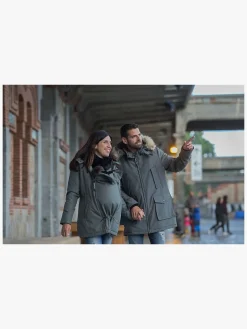 Wombat Wallaby Bærejakke, Grey/Black