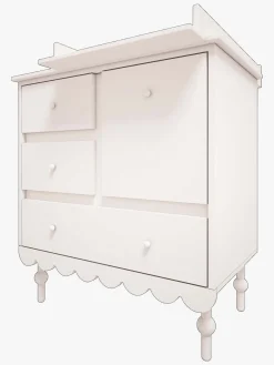 Wood Luck Babushka Kommode &  Puslebord, Hvid