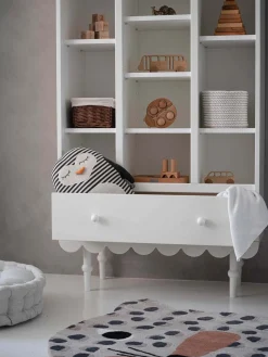 Wood Luck Babushka Reol, Hvid