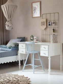 Wood Luck Babushka Skrivebord, White