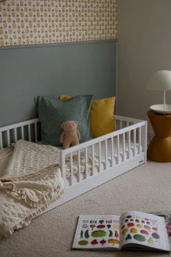 Woodies Monty Junior-/Montessori-seng, Hvid