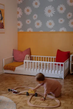 Woodies Monty Junior-/Montessori-seng, Hvid