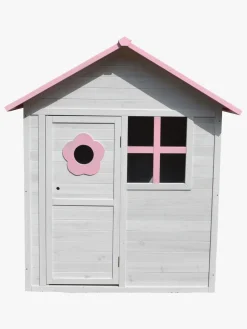 Woodlii Legehus, Hvid/Lyserød